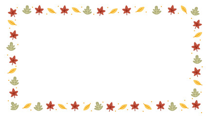 낙엽 프레임