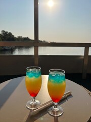 Cocktails on the Zambezi River 