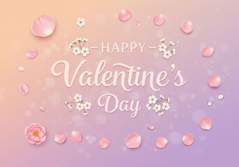 Naklejka premium Festive Valentine's Day Card with Heart and Arrow