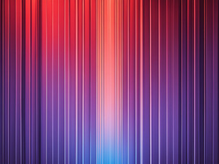 Obraz premium Abstract digital artwork featuring vertical gradient stripes in vibrant shades of red, pink, orange, and blue, creating a modern and energetic visual design.