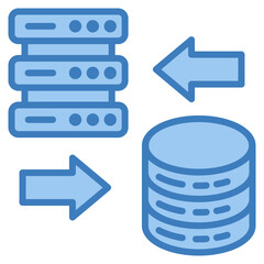 Obraz premium Data Migration Icon Element For Design