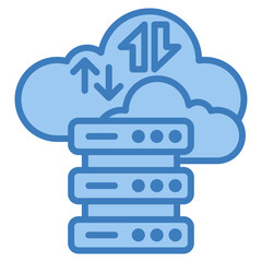 Cloud Storage Icon Element For Design