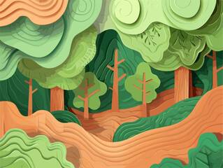 Carpentry in the Forest: An Animated Artist's Perspective on Woodworking and Carving