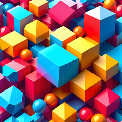 Fototapeta premium 3d cube