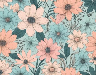 seamless floral pattern