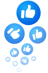 Flying Reaction Icons