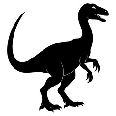 Dinosaur silhouette illustration