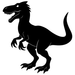 Dinosaur silhouette illustration