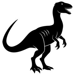 Dinosaur silhouette illustration