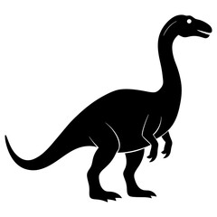 Dinosaur silhouette illustration