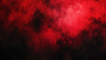 Dramatic Red and Black Abstract Background Texture Grunge Style Dark Crimson Hues