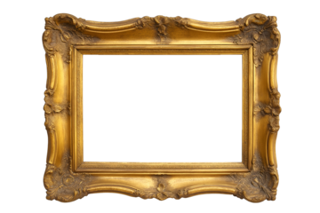 Corkboard style frame with space for notes and pictures, Isolated on transparent or white background cut out