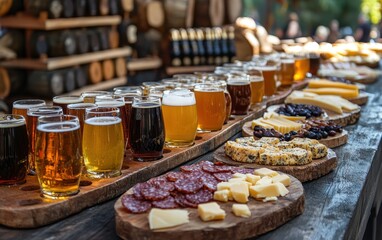 Craft Beer and Cheese Tasting Extravaganza: A Gourmet Delight of Hops, Barley, and Dairy Delights