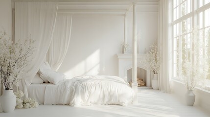 Serene bedroom retreat minimalist home interior design cozy feel