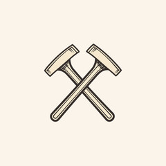 Handyman Repair Fix It Company Business Symbol Design.