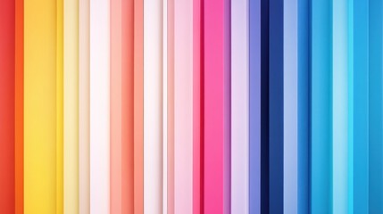 Obraz premium Colorful vertical stripes creating a vibrant gradient effect.