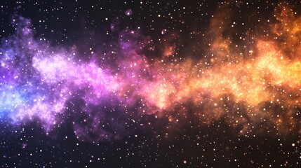 Obraz premium Vector decorative border with colorful exploding fireworks in the sky on transparent background - celebration card, festival banner