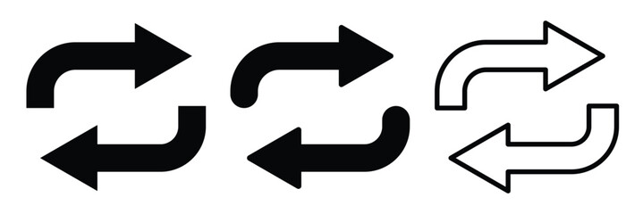 transfer icon set eps 10.