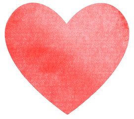 Watercolor heart texture. Watercolor heart elements for design.