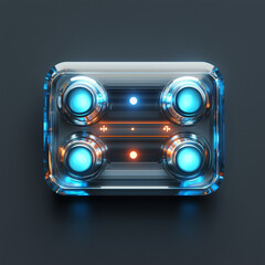 Fototapeta premium retro radio cassette player