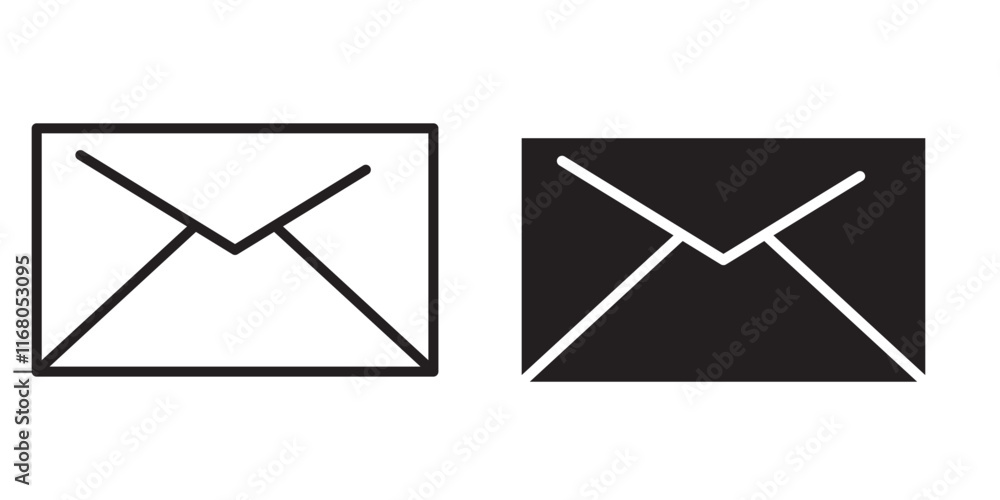 Poster envelope icon, mail icon vector for web, computer and mobile app