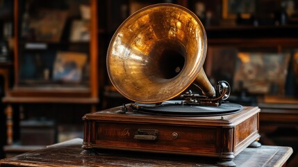 Antique Gramophone: A Vintage Musical Treasure