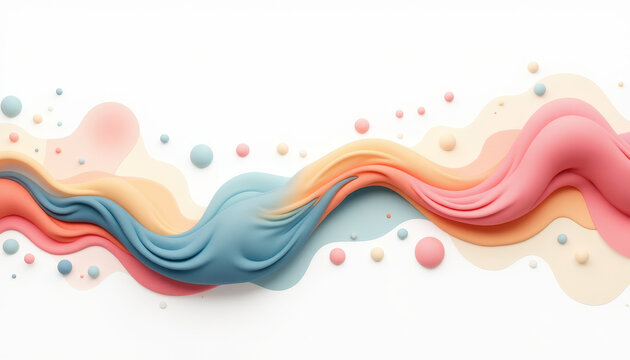 Artistic Gradient Wave Background