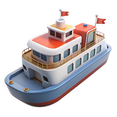 Obraz premium ferry 3d icon