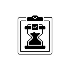 Pending Tasks Line Icon. linear style sign for mobile concept and web design. Outline vector icon.