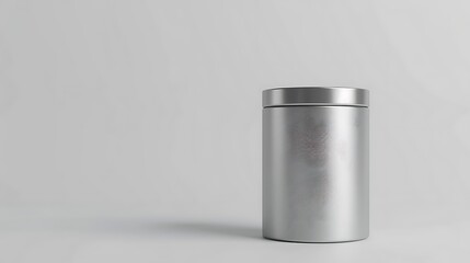 A classic clear glass jar on the beautifull empty background
