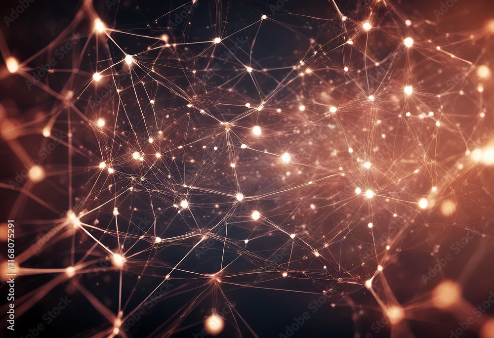 Poster future concept network network banner nodes global plexus p. link technology connect background