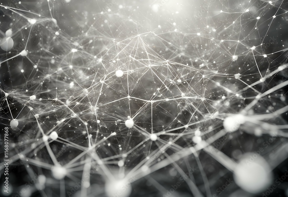 Poster data visualization background background digital complex big w white science abstract big data
