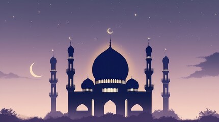 serene and simplistic islamic inspired
