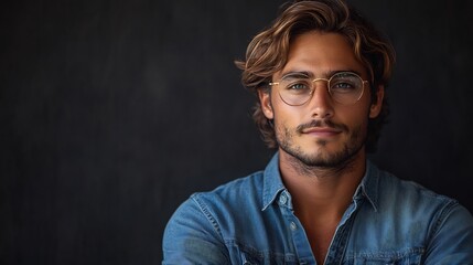 Obraz premium Stylish model posing in casual clothing isolated on a transparent background ideal for fashion retail stock images