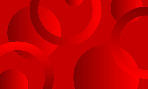 abstract red circles background