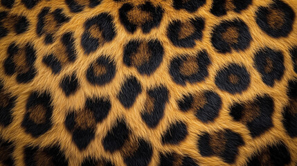 Leopard print fur texture background