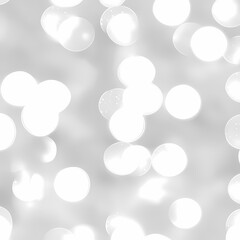 Soft White Bokeh Background with Blurry Light Circles Effect