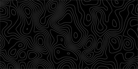 Topographic canyon geometric map relief texture with curved layers and shadow. abstract White background with a beautiful pattern, Topographic contour lines vector map seamless pattern vector.