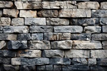 Obraz premium Detailed Stone Wall Texture Featuring a Raw and Chaotic Style in a Natural Arrangement, Ideal for Background and Design Projects