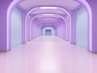 Pastel Violet Wallpaper Enhances the Arcade's Whimsical Charm