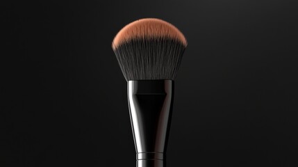 3d render of brush for makeup products icon.
