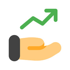 investment flat icon