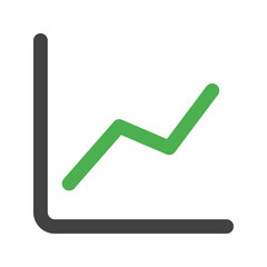 stock market flat icon