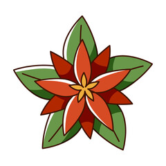 Character Christmas Cute Illustration Groovy Style