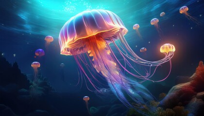 Naklejka premium Generated image