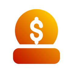 coin gradient icon