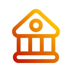 bank gradient icon