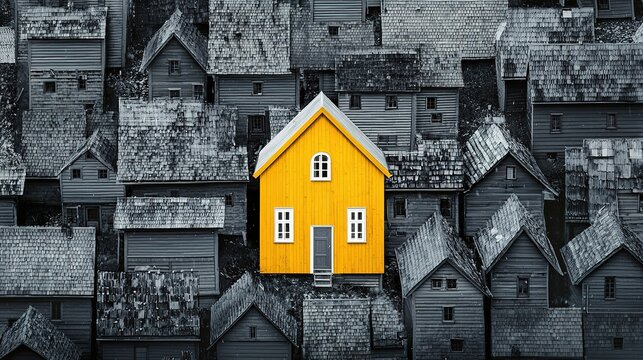 One Yellow House, Standout Home
