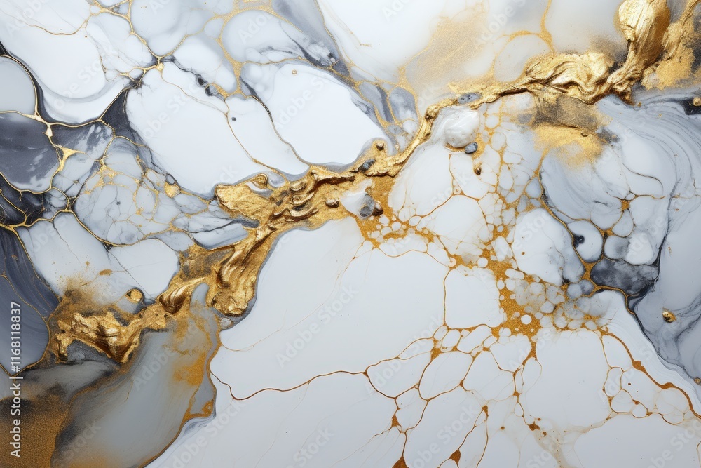 Poster luxurious white and gold marble texture with elegant patterns and abstract details ideal for backgro
