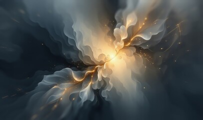 Fototapeta premium Abstract background. Golden background. Golden light, sun rays, gold flare. Light flashes. Golden shining light effect. Bright sun sparkles with stars and sparkles.